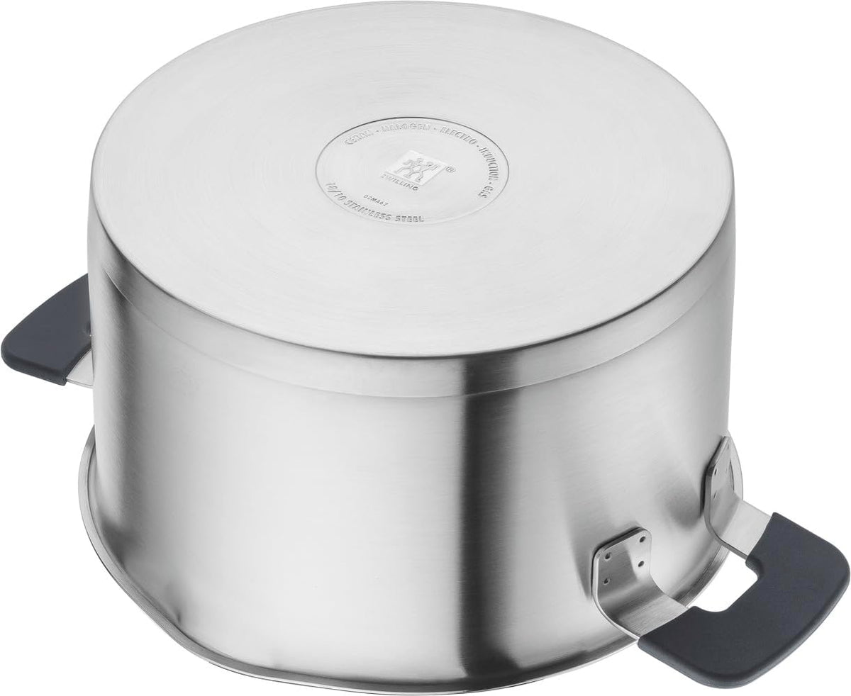 ZWILLING Simplify Batería de Cocina 5 Piezas de Acero Inoxidable, Apta para Inducción