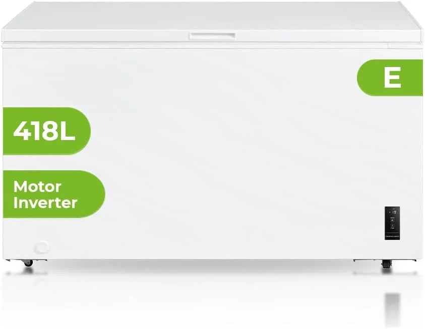 Aspes ACHH4500EDC Congelador Horizontal 418 L, Dual Cooling, Motor Inverter, 2 Cestas, Blanco