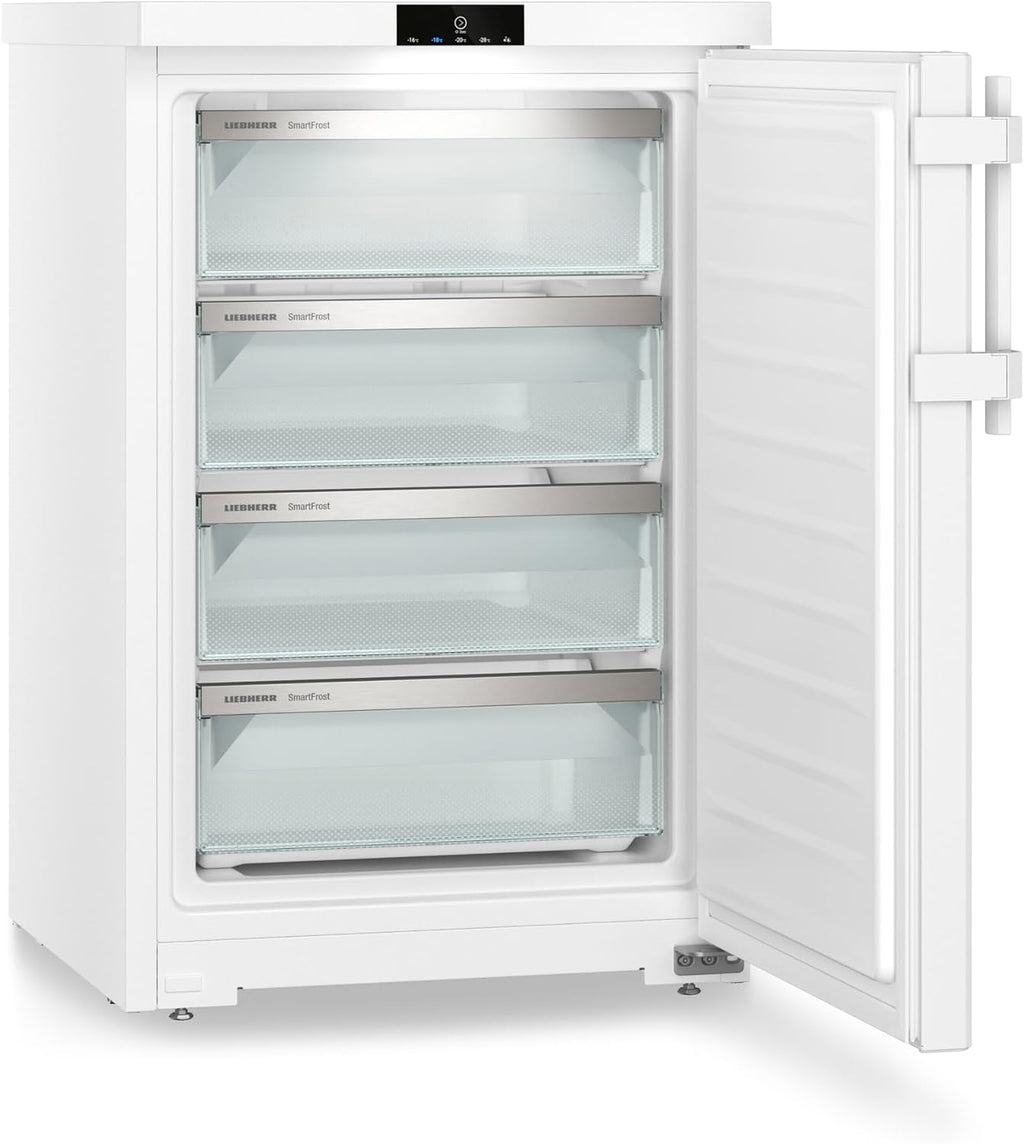Liebherr Fe 1404 Congelador Vertical 107 L con 3 Cajones, SmartFrost, 55 x 85 cm, Blanco