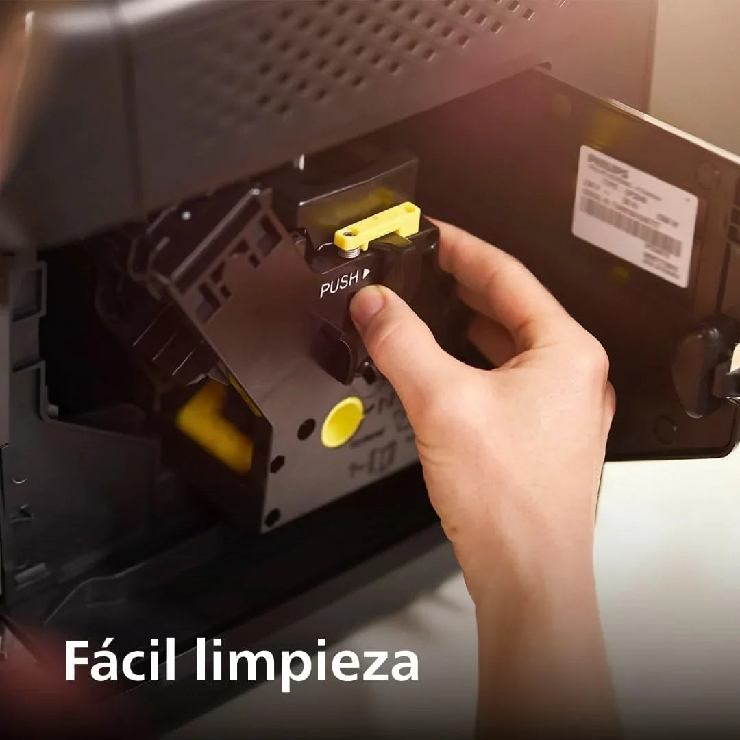 Serie 2200 EP2220/10 Cafetera Superautomática con Molinillo Cerámico y Espumador, Negro Mate