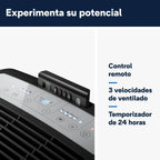 Pinguino PAC EM90K Silent Aire Acondicionado Portátil 9800 BTU/h, 2,5 kW, Deshumidificador y Ventilador