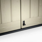 Keter Sio Max Cobertizo de Resina 1200 L con Doble Puerta y Tapa Abatible, Topo/Beige