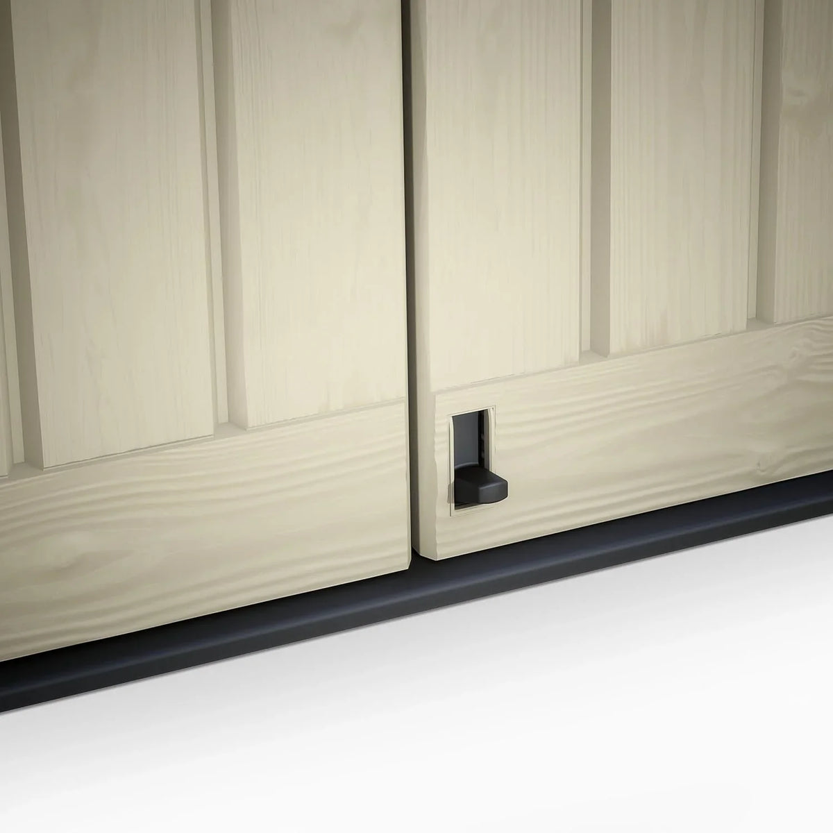 Keter Sio Max Cobertizo de Resina 1200 L con Doble Puerta y Tapa Abatible, Topo/Beige