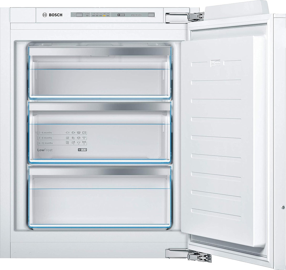 Bosch GIV11ADC0 Congelador Integrable Serie 6, 70 L, LowFrost, 72 cm