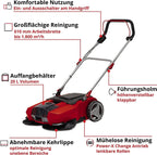 Einhell TE-SW 18/610 Li Barredora a Batería 18 V, 61 cm, Depósito de 20 L (sin Batería)