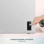 Cecotec Bolero CoolMarket Chest 143P White E Congelador Horizontal 143 L, Puerta ZeroG, Dual Function