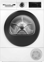 Bosch WQG235D1ES Secadora con Bomba de Calor 8 kg Serie 6, AutoDry, Antiarrugas, Blanca