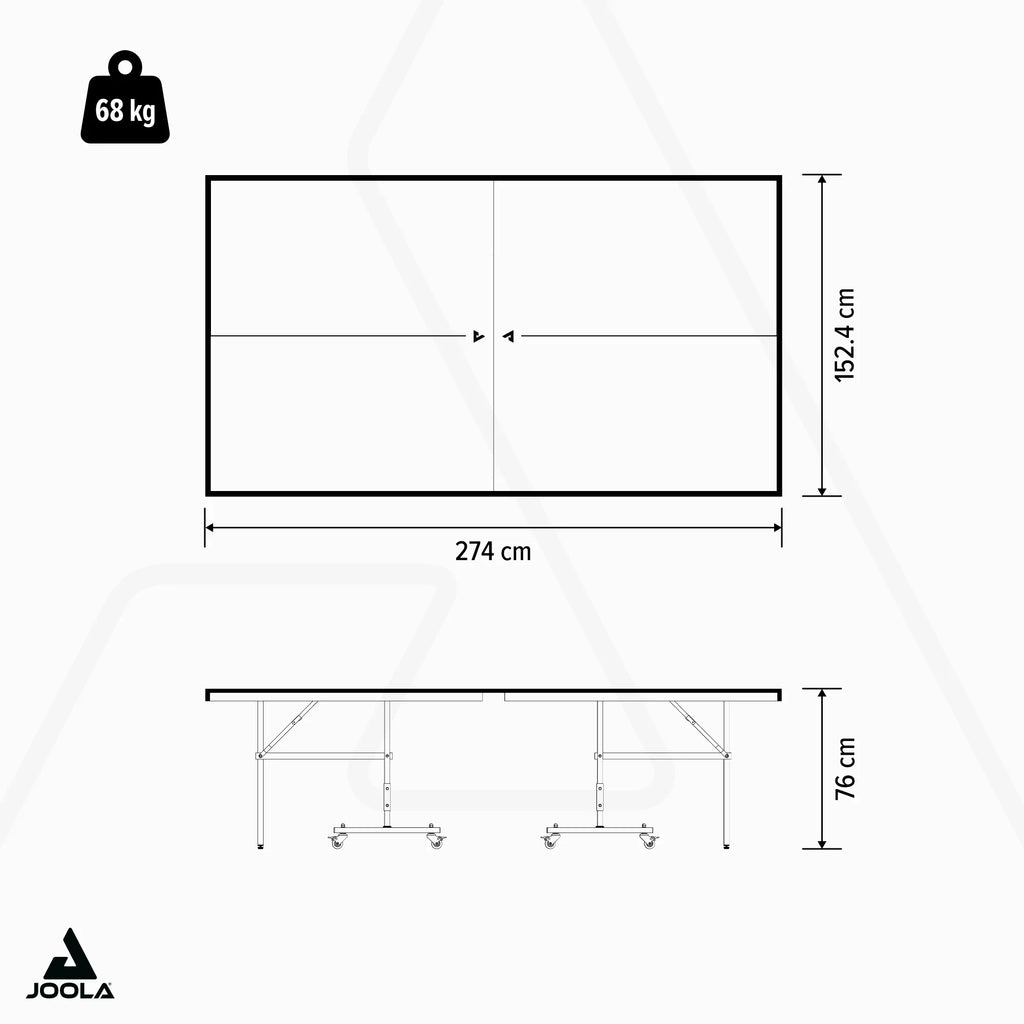 JOOLA J500A Mesa de Ping Pong de Exterior Resistente a la Intemperie
