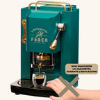 Faber Pro Total Deluxe Cafetera de Monodosis ESE 44 mm de Latón, 1,3 L
