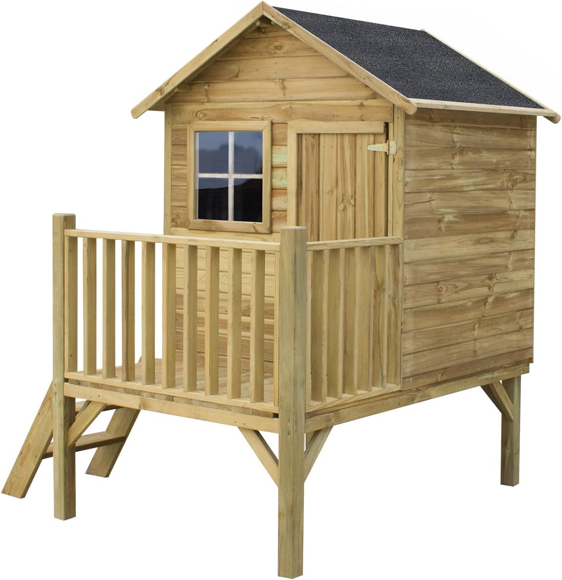 Casita Infantil de Jardín de Madera de Pino Impregnada