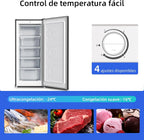 CHiQ FSD160D4E Congelador Vertical 145 L, Congelación Rápida, Silencioso, Negro