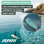 JayKay SUP E-Fin Aleta Eléctrica para Paddle Surf, Kayak y Windsurf, hasta 6 Horas de Batería