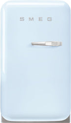 Smeg FAB5LDPB6 Minibar Frigorífico Vintage 34 L con Luz LED, Azul Celeste