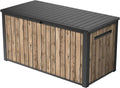 Keter Sierra Arcón de Jardín 643 L Efecto Madera Pino 144 x 67 x 73 cm con Cierre