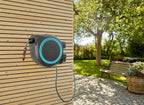Gardena RollUp M/L Portamangueras de Pared con Manguera de 25 m, Giratorio, Turquesa