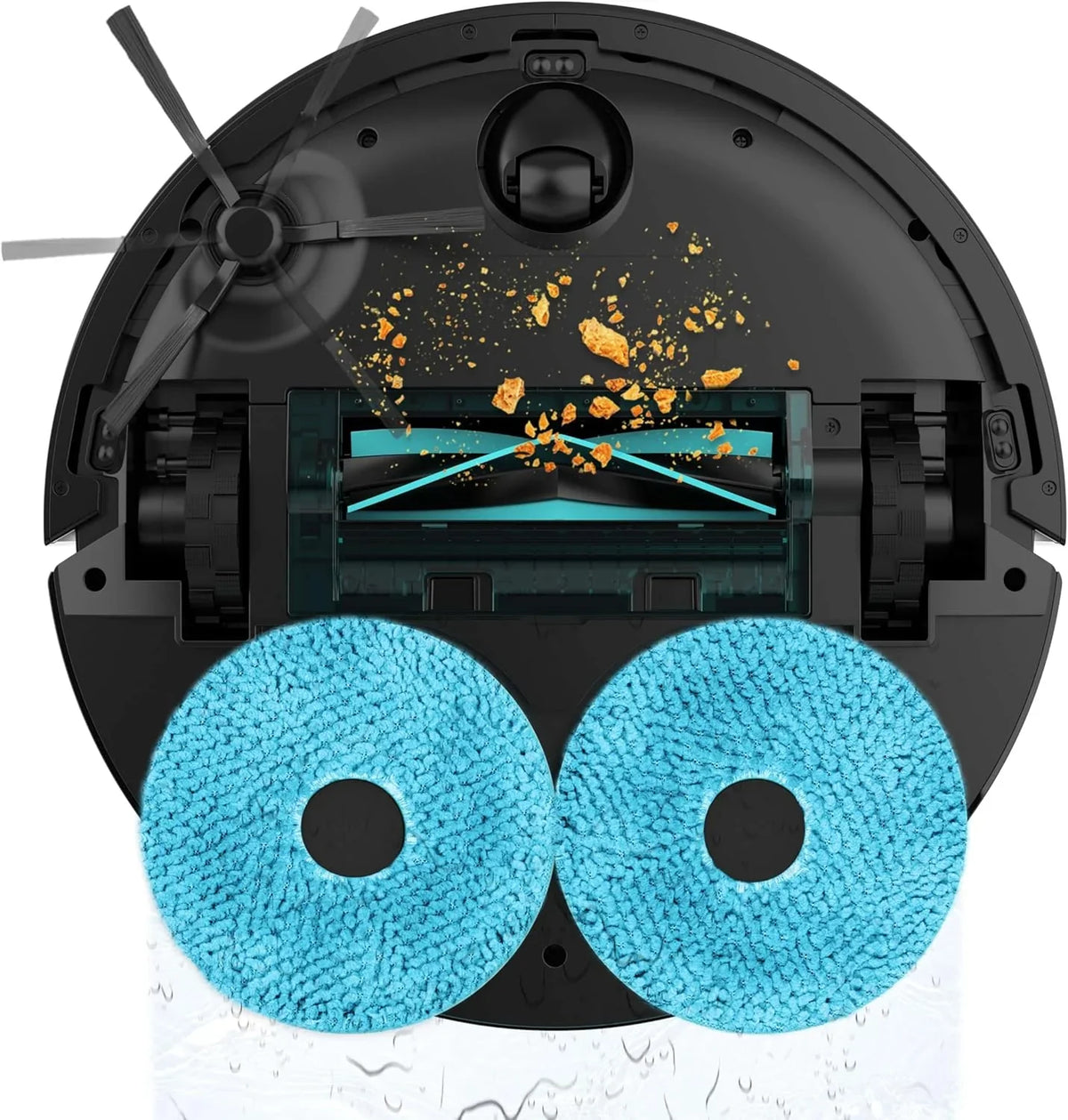 Cecotec Conga X50 X-Treme Robot Aspirador y Friegasuelos con Base de Autovaciado, 15000 Pa, Láser
