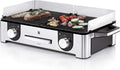 WMF Lono Master-Grill Parrilla Eléctrica 50 x 28 cm, 2 Zonas Regulables, 2400 W, Exterior