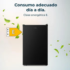 Cecotec Bolero CoolMarket TF 87 Black Congelador Vertical 87 L, 83,6 cm, Puerta Reversible
