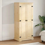 vidaXL Armario Corona de Madera Maciza de Pino 76 x 50 x 170 cm
