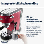 De'Longhi Dedica Style EC 685.M Cafetera Espresso de Brazo con Vaporizador, 15 cm, Plata