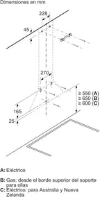 Balay 3BC696MX Campana Extractora Piramidal 90 cm, 3 Potencias, LED, Acero Inoxidable