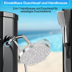 Sonnewelt Ducha Solar de Jardín 60 L con Funda y Ducha de Mano