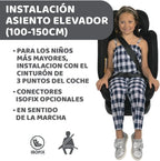 Chicco Unico Evo i-Size Classic Silla de Coche Isofix Giratoria 360° de 40 a 150 cm (0-12 Años), Negra