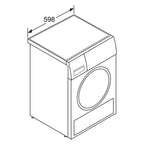 Bosch WQG235DH0 Secadora Bomba de Calor Serie 6, 8 kg, Blanca, A+++