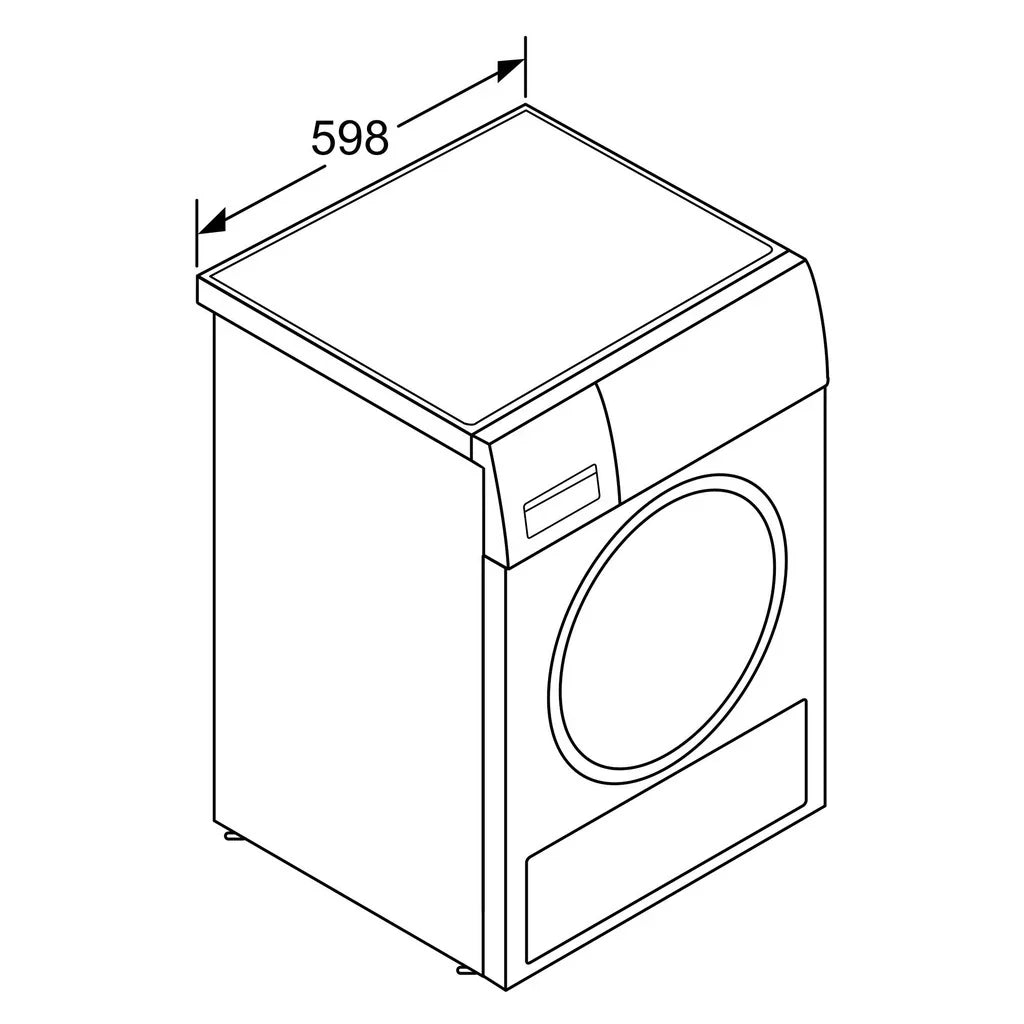 Bosch WQG235DH0 Secadora Bomba de Calor Serie 6, 8 kg, Blanca, A+++