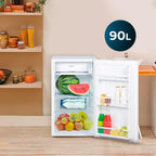 Cecotec Bolero CoolMarket TT 90 White E Frigorífico Pequeño 90 L con Compartimento Congelador