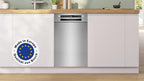 Bosch SPV2IKX10E Lavavajillas Integrable 45 cm Serie 2 con Home Connect y AquaStop