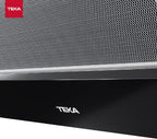 TEKA DVT 78660 TBS Campana Decorativa Vertical 70 cm, Aspiración Perimetral, Motor EcoPower, Negra