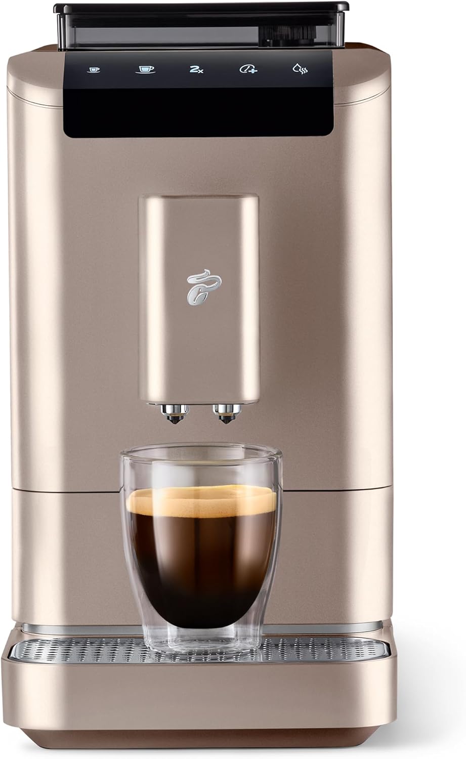 Tchibo Esperto2 Caffè Cafetera Superautomática con Función 2 Tazas, Granite Black