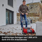 Einhell TE-SW 18/610 Li Barredora a Batería 18 V, 61 cm, Depósito de 20 L (sin Batería)