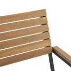 Conjunto de Jardín Rhodos de Madera de Acacia Mesa y 4 Sillas