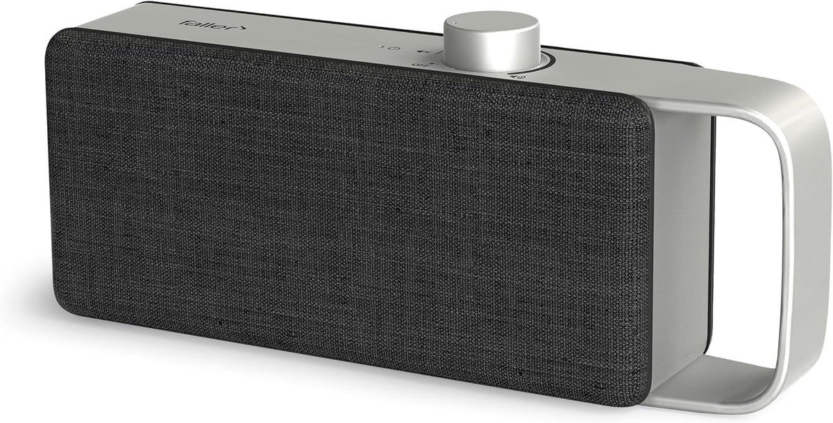 faller Oskar Altavoz de TV Inalámbrico con Clear Voice, Batería de 16 h y Base de Carga