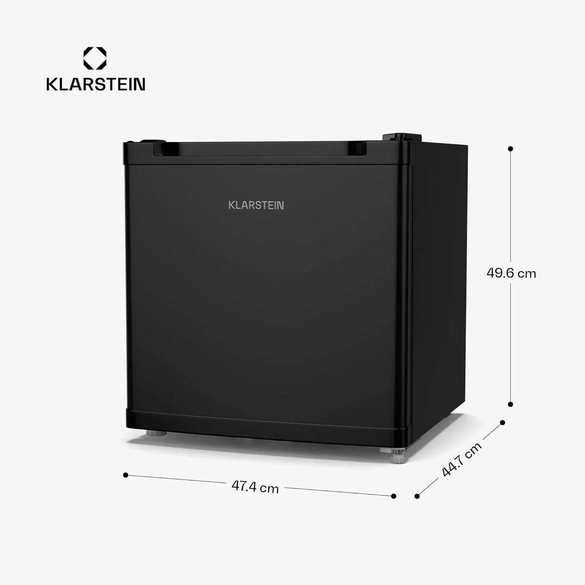 Klarstein Irene Mini Nevera / Congelador 31 L, de -24 °C a 10 °C, Silencioso 38 dB, Negro
