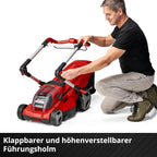 Einhell RASARRO 36/42 Cortacésped a Batería 36 V, 42 cm, hasta 725 m², con 2 Baterías 5,2 Ah