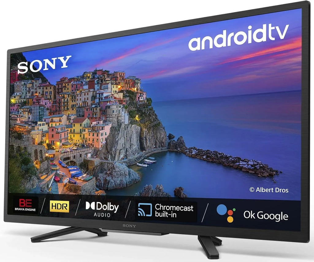 BRAVIA KD32W804 Smart TV 32" HD Ready con HDR, Android TV y Chromecast, Negro
