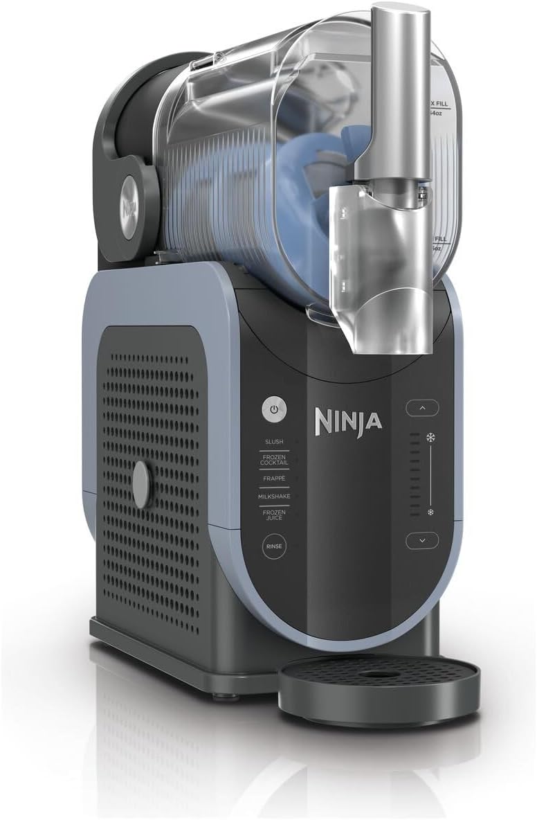 Ninja SLUSHi Máquina de Granizados, Cócteles Helados y Batidos 1,9 L, Negro/Plata