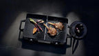 WMF Lono Master-Grill Parrilla Eléctrica 50 x 28 cm, 2 Zonas Regulables, 2400 W, Exterior