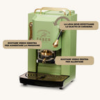Faber Pro Total Deluxe Cafetera de Monodosis ESE 44 mm de Latón, 1,3 L