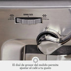 Sage Barista Express Impress Cafetera Espresso con Molinillo y Espumador, 1850 W, Acero Inoxidable