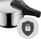 WMF Perfect One Pot Set de Olla Rápida 2 Piezas 4,5 L y 3 L, Inducción, Acero Inoxidable