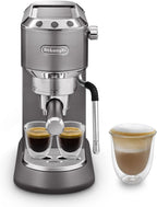 De'Longhi Dedica Style EC 685.M Cafetera Espresso de Brazo con Vaporizador, 15 cm, Plata - imagen 2