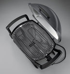 Weber Q 2400 Barbacoa Eléctrica con Soporte y Mesas Laterales, 54 x 39 cm, Dark Grey
