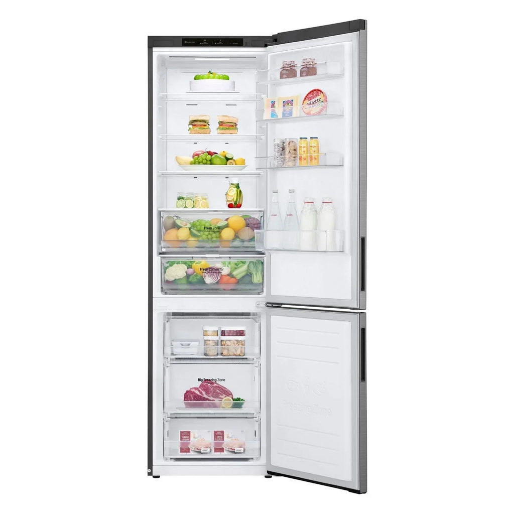 LG GBP62PZNAC Frigorífico Combi No Frost 384 L, 203 cm, Compresor Inverter Lineal, Clase A