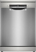 Bosch SMS4EMI06E Lavavajillas 60 cm Serie 4, Home Connect, Motor EcoSilence, Acero