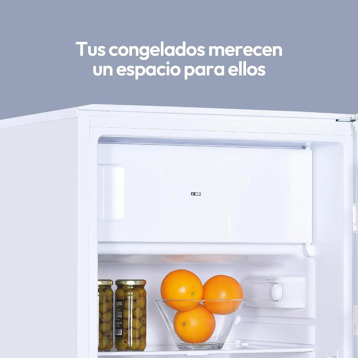 Candy CCTOS 544WHN Frigorífico Bajo Encimera 109 L con Congelador, Silencioso 40 dB, Blanco