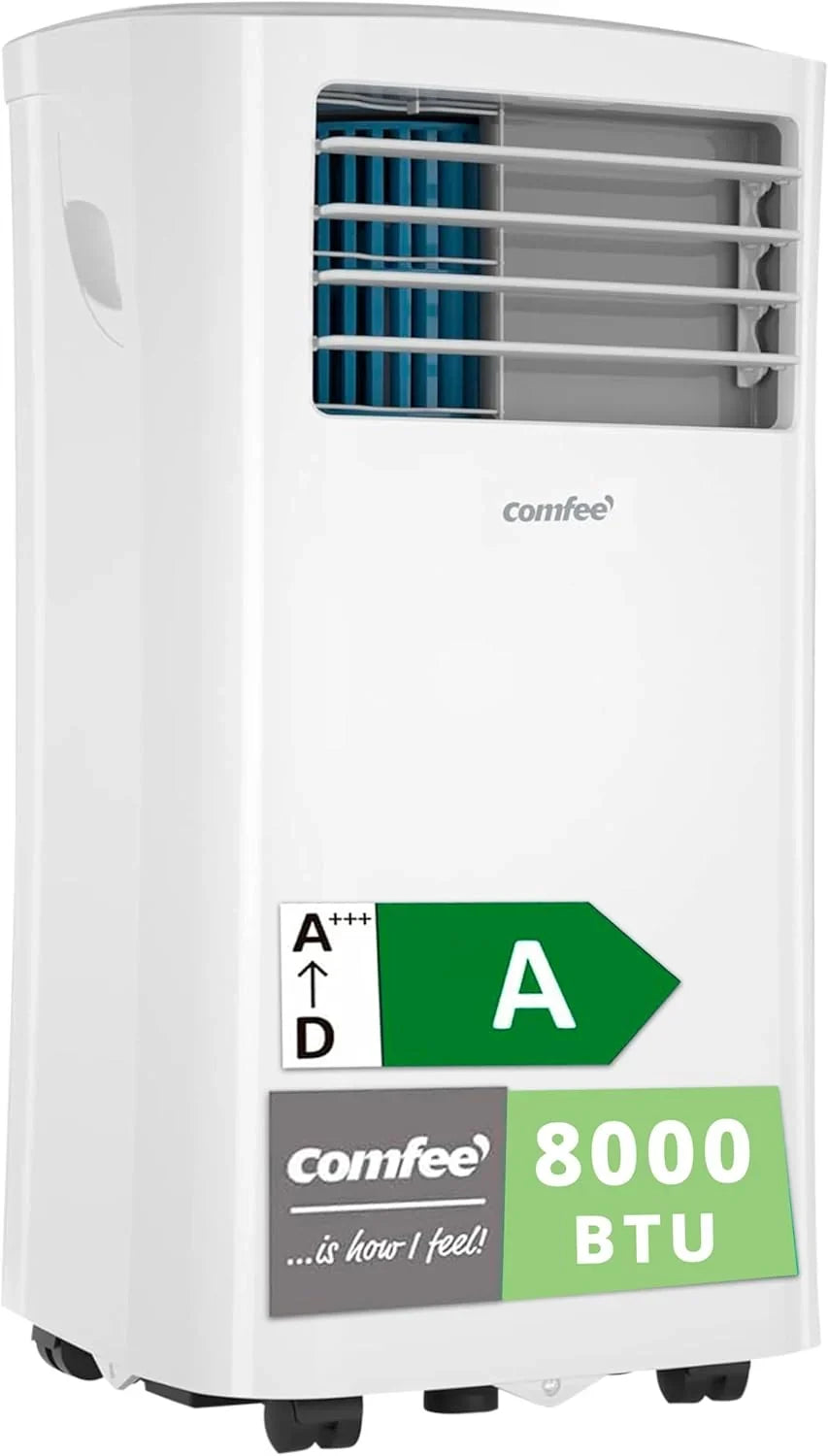 COMFEE Aire Acondicionado Portátil 8000 BTU / 2000 Frigorías 3 en 1 con Kit de Ventana, Silencioso